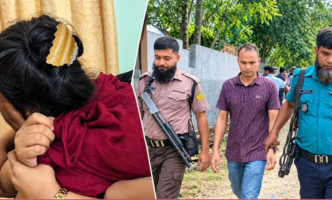 নারীসহ ফ্ল্যাটে ওসি আটক, ‘ষষ্ঠ স্ত্রী’র বিস্ফোরক অভিযোগ